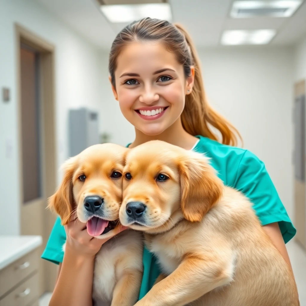 Equipe da Pet's Pedreira com animais